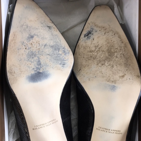 Vintage Heels ANDREW GELLER Black Caviar Size 9M 3.5” - Picture 15 of 15